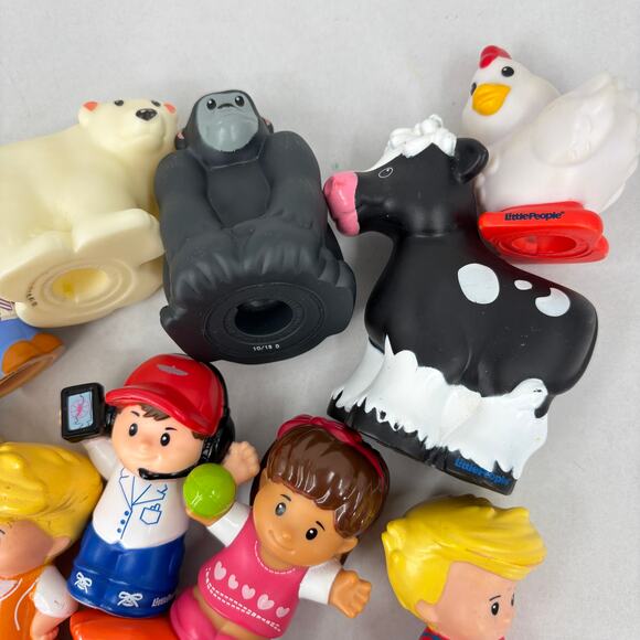 Fisher Price Little People Lot 19 Figures Zoo Farm Animals Mixed Replacements - Picture 8 of 12